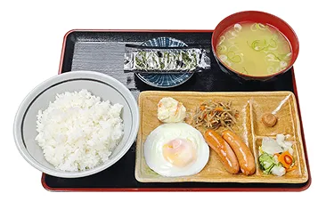 目玉焼朝食