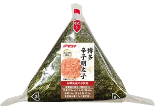手巻おにぎり（たっぷり辛子明太子）