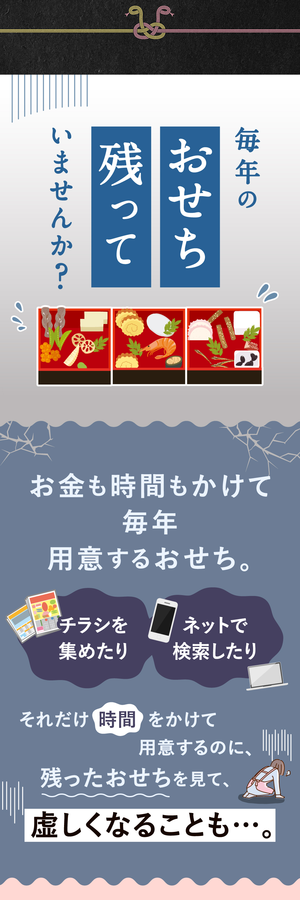 毎年のおせち残っていませんか？