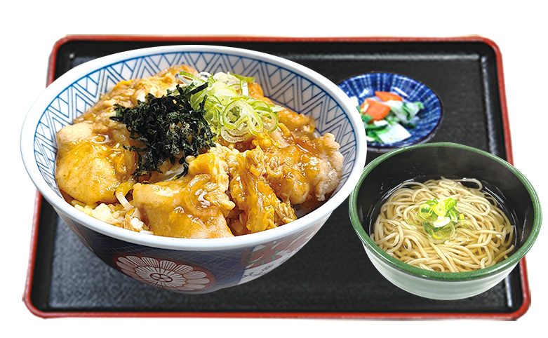 The親子丼ミニそばセット