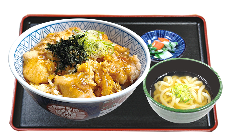 The親子丼ミニうどんセット