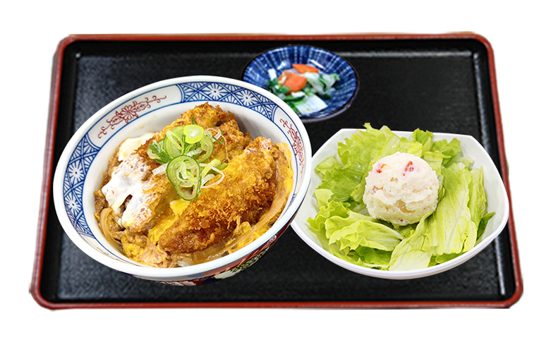 ミニかつ丼サラダセット