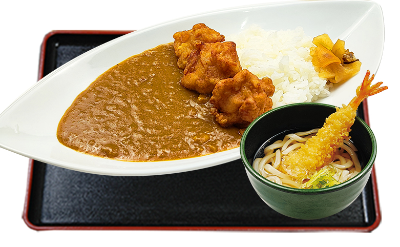 唐揚げカリー満腹セット