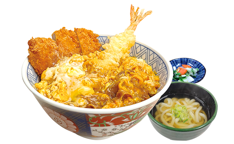 どんぶり三昧ミニうどんセット