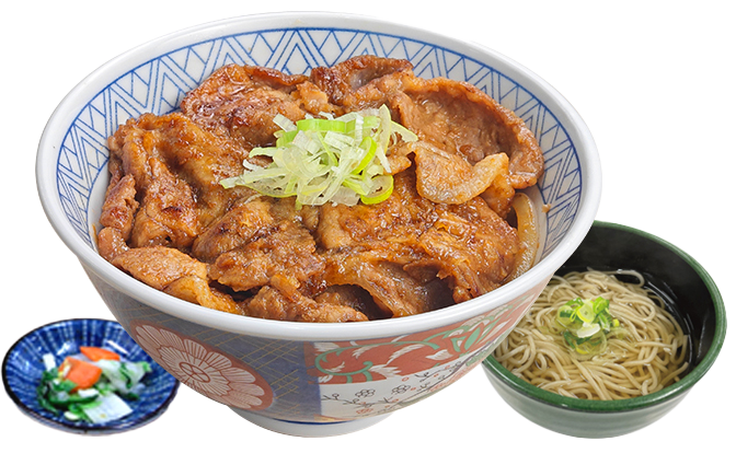 十勝豚丼ミニそばセット
