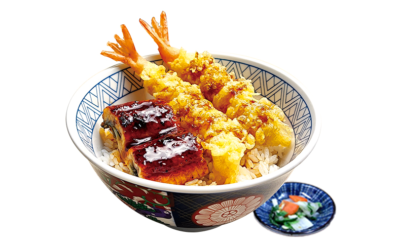 うな海老天丼