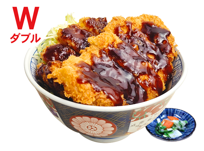 秘伝Wソースかつ丼