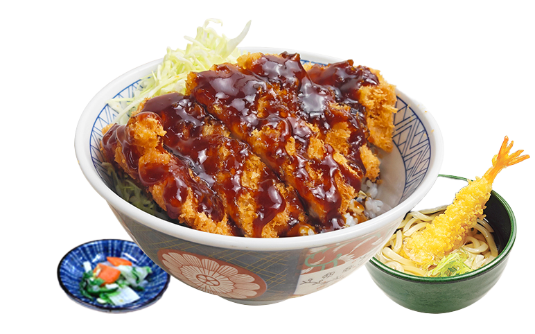秘伝ソースかつ丼　満腹うどんセット