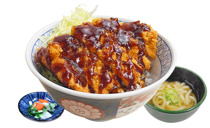 秘伝ソースかつ丼　ミニうどんセット