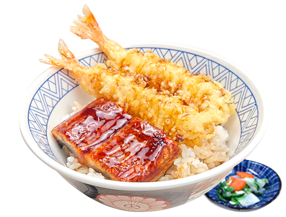 うな海老天丼